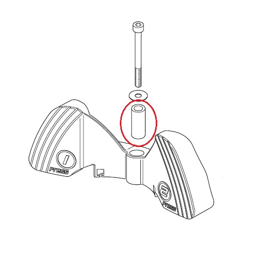 [Z247380] Rotax Shift Paddle Spacer - DD2