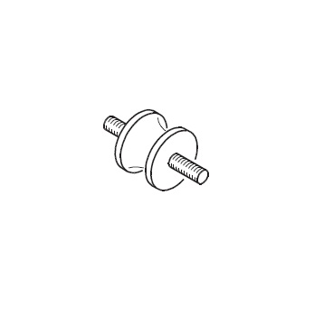 [Z260657] Rotax Coil Rubber Mount - 25x20x6mm - Pre Evo