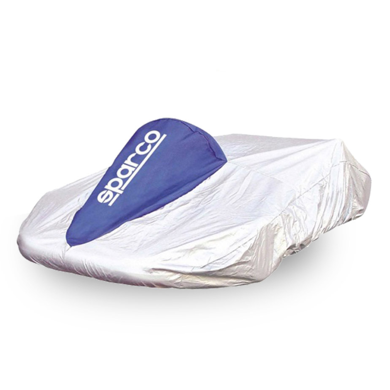 [SQKCSB] Sparco Kart Cover (Silver / Blue)