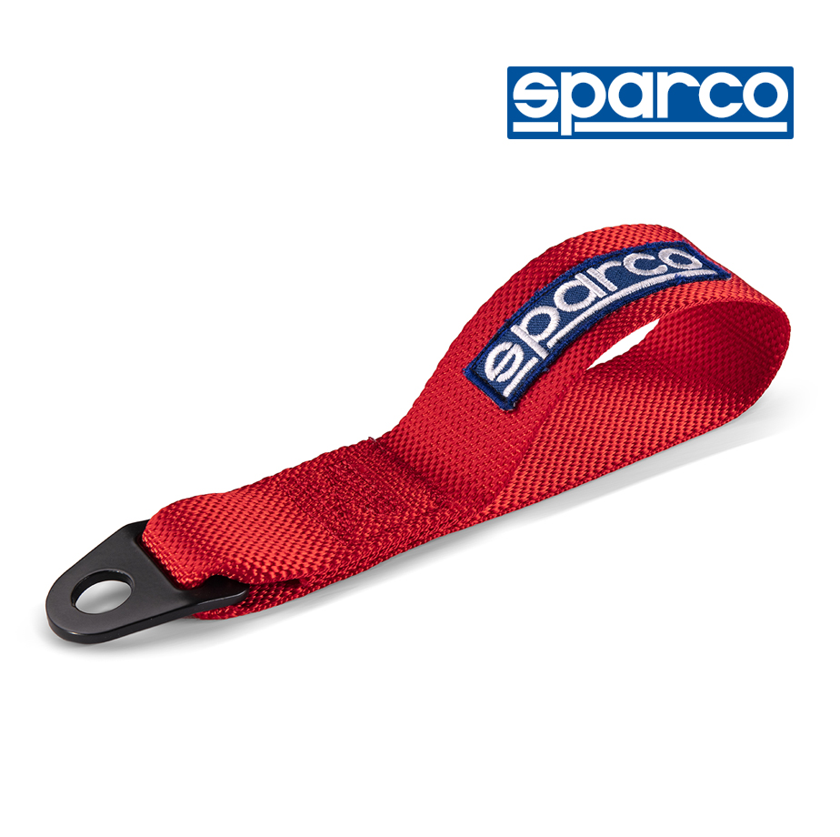 [SQ01637RS] Sparco Tow Strap FIA - Red