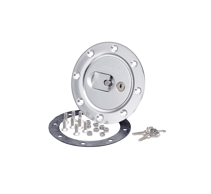 Sparco Fuel Tank Cap - Lockable - Anodised