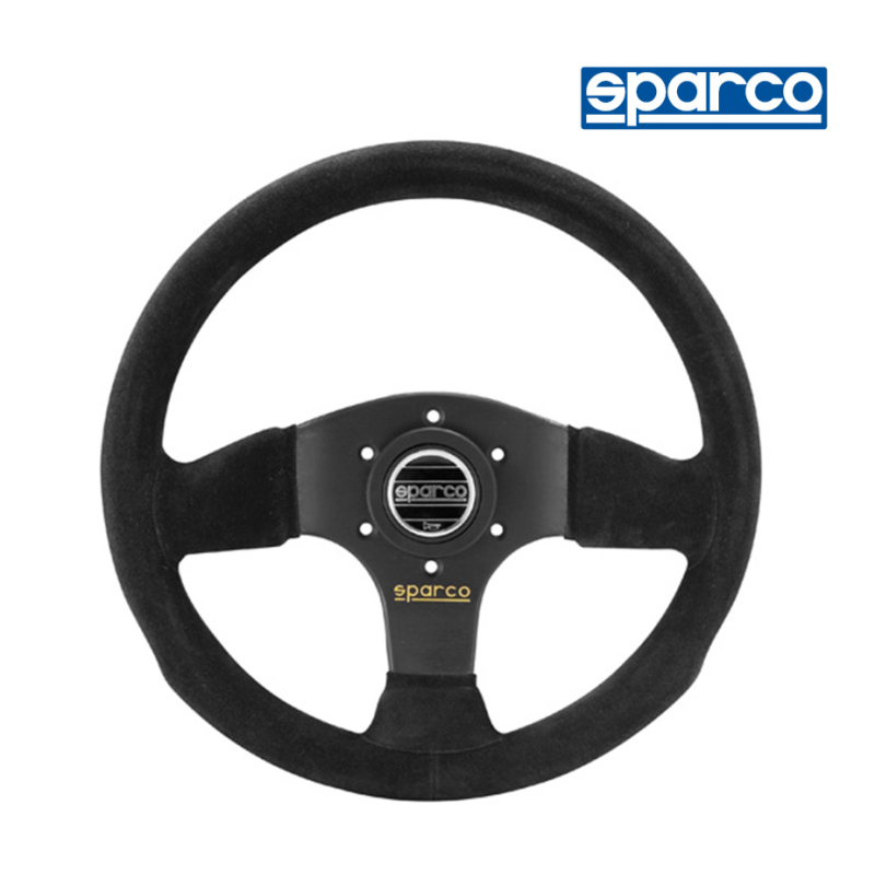Sparco Steering Wheel - P300 - 300mm - Round - Black Suede