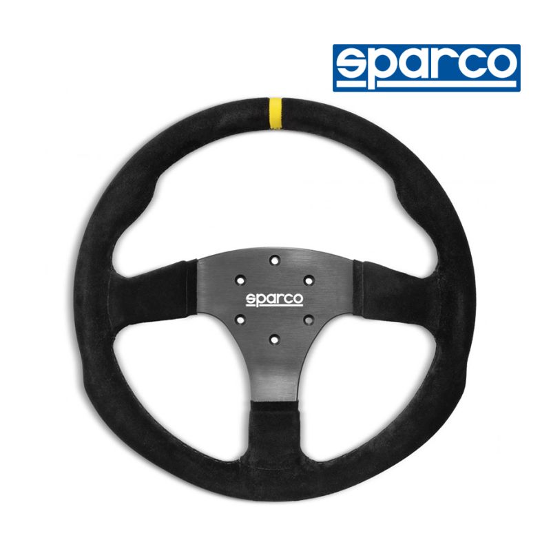 Sparco Steering Wheel - R350 - Black Suede - No Button