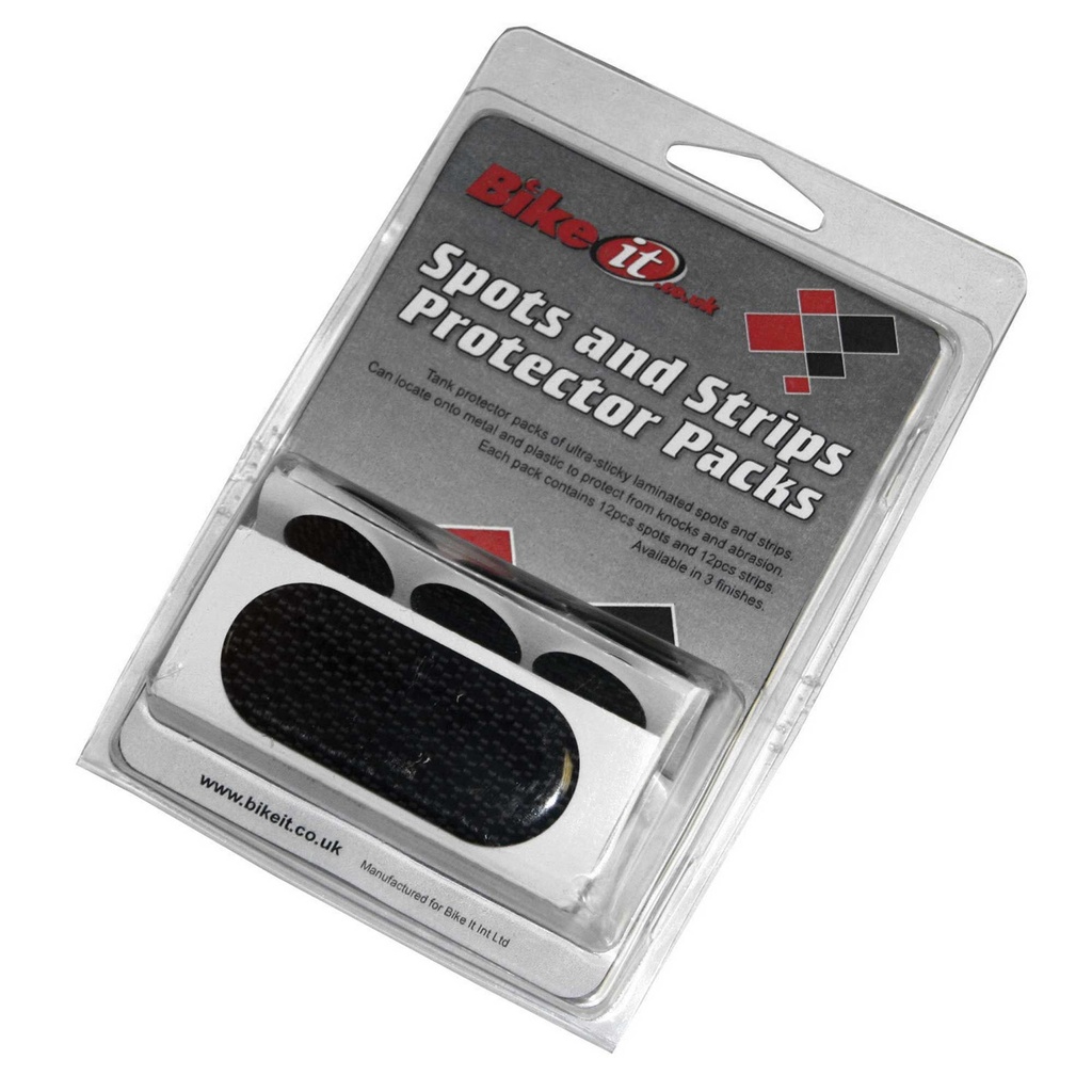 [266404-3092773] Bike-It Spot And Strip Protectors (Black)