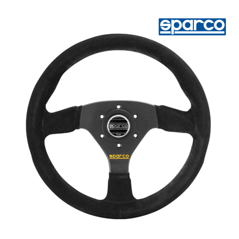 Sparco Steering Wheel - R383 - 330mm - Anatom Grip - Black Suede