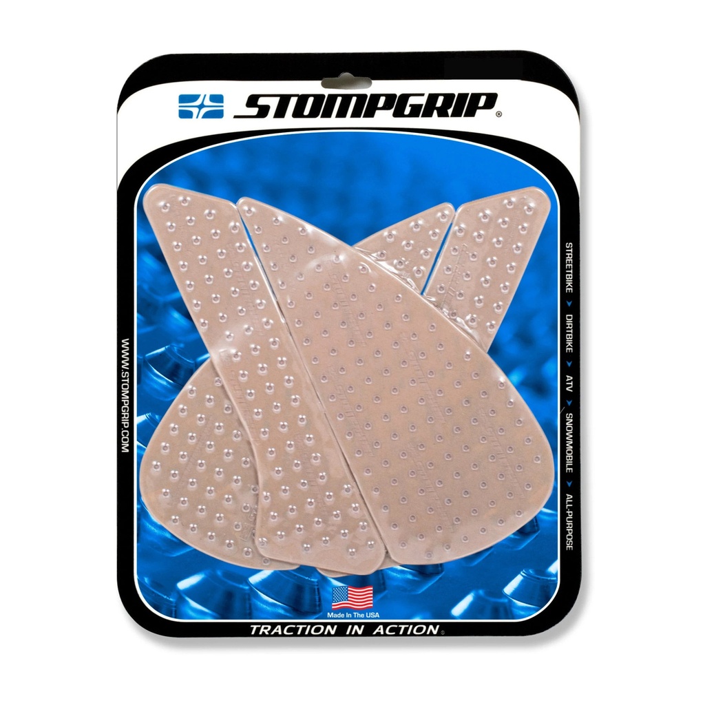 [STG55-10-0177] StompGrip Volcano Streetbike Clear Traction Kit