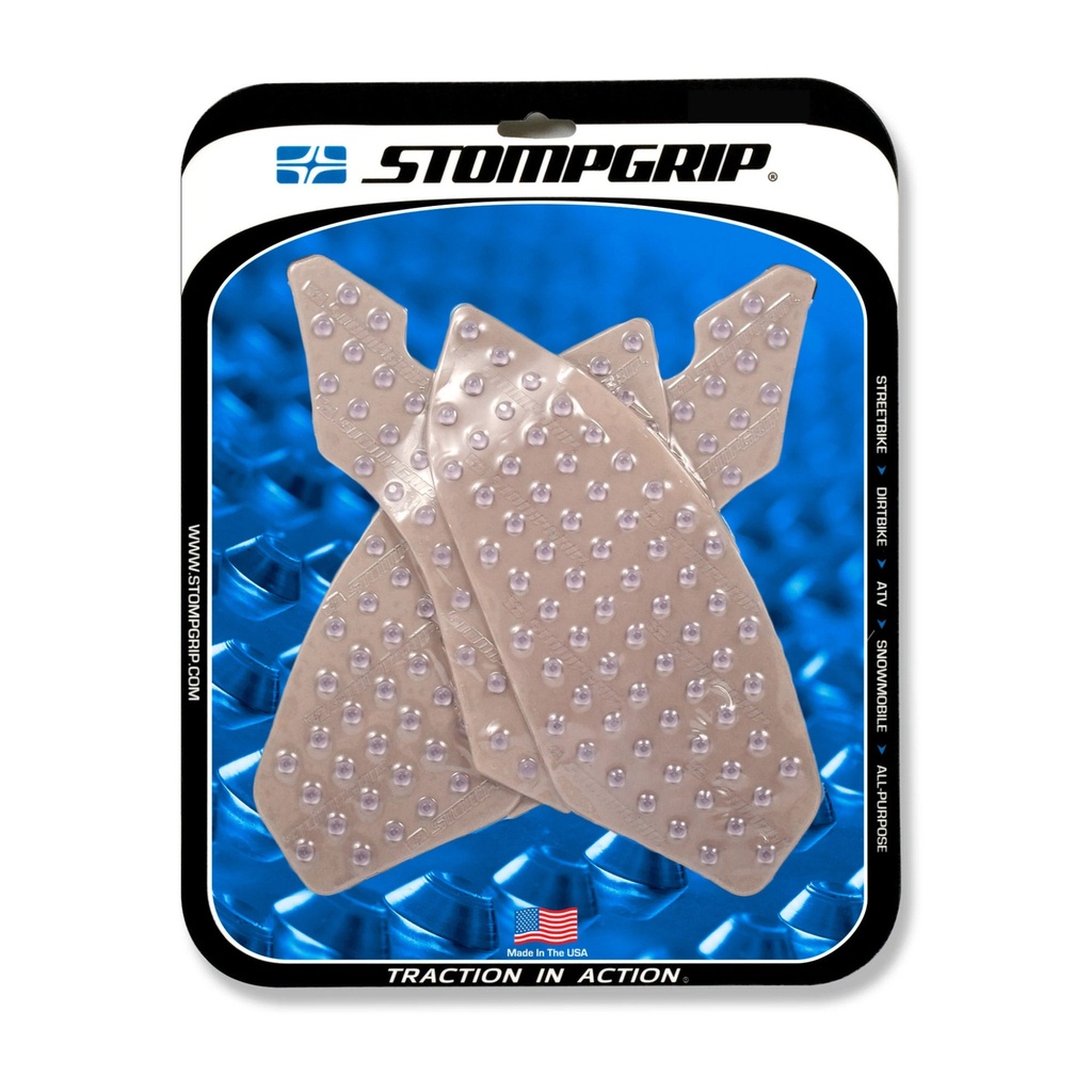 StompGrip Super Volcano Streetbike Clear Traction Kit
