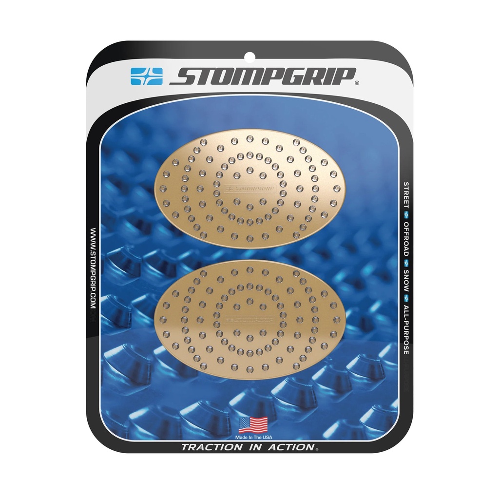 StompGrip Volcano Universal Oval Tank Grips Traction Kit