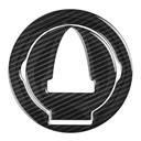 Red Dynamic Carbon Fibre Effect Motorcycle Fuel Cap Defender