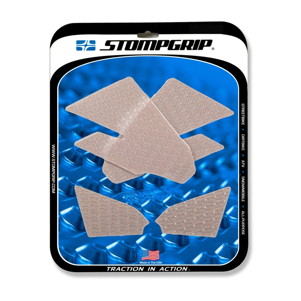 StompGrip Icon Streetbike Clear Traction Kit