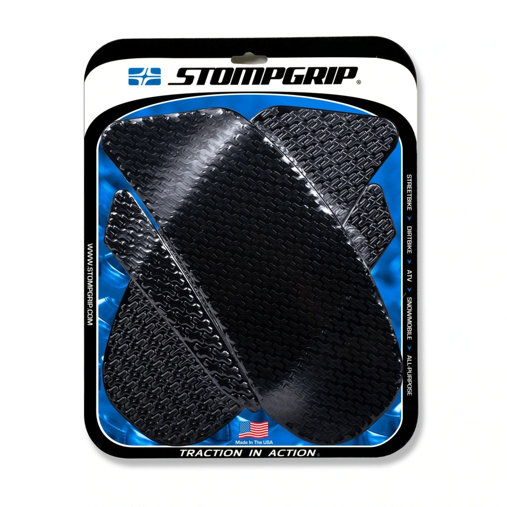 StompGrip Icon Streetbike Black Traction Kit