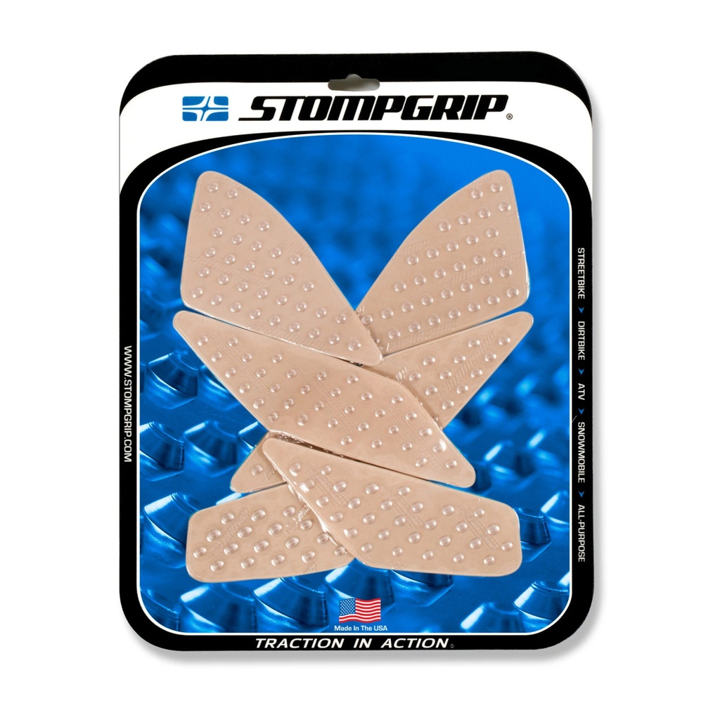 StompGrip Volcano Streetbike Clear Traction Kit