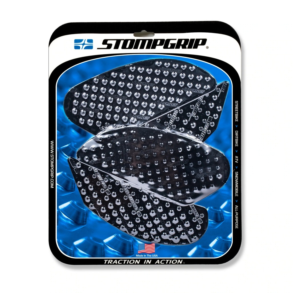 StompGrip Volcano Streetbike Black Traction Kit