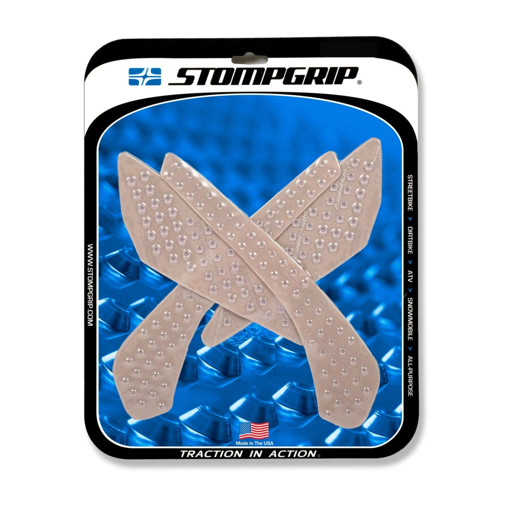 StompGrip Volcano Streetbike Clear Traction Kit