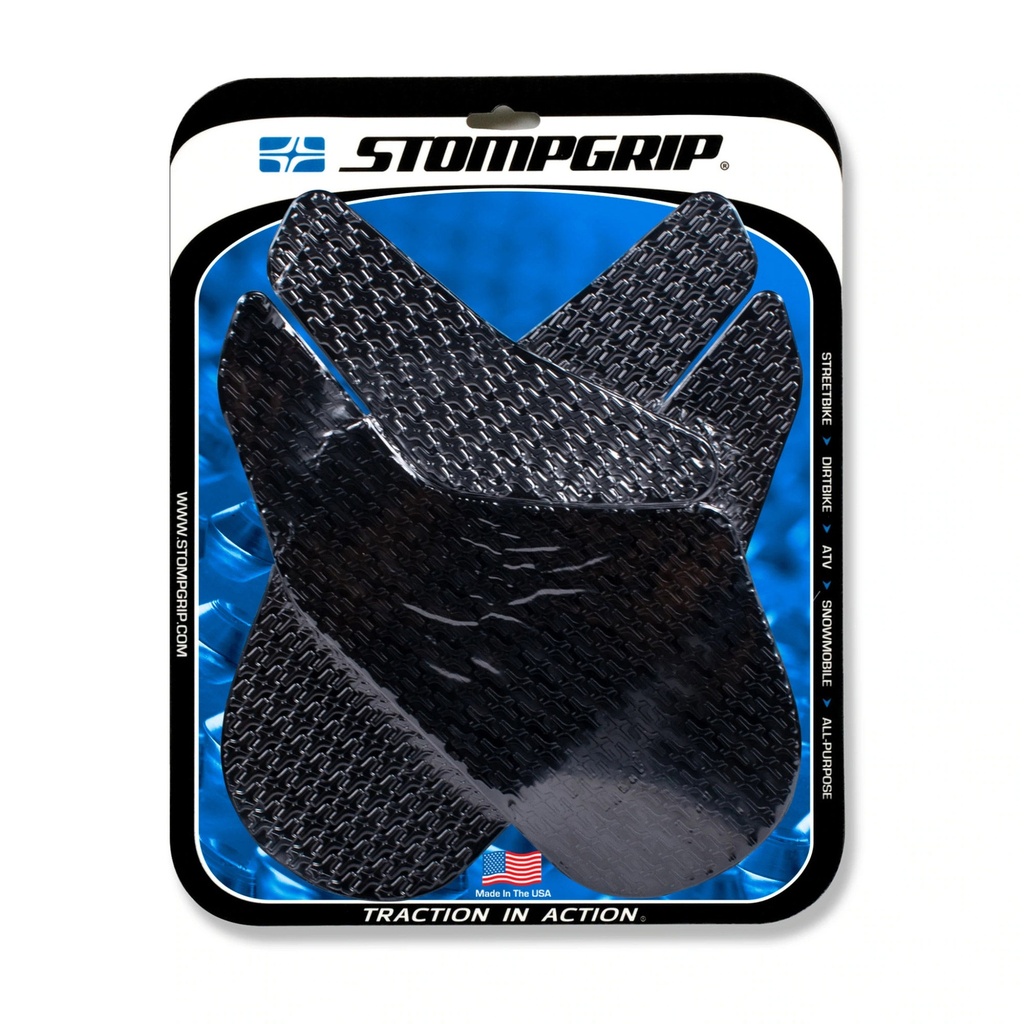 StompGrip Icon Streetbike Black Traction Kit