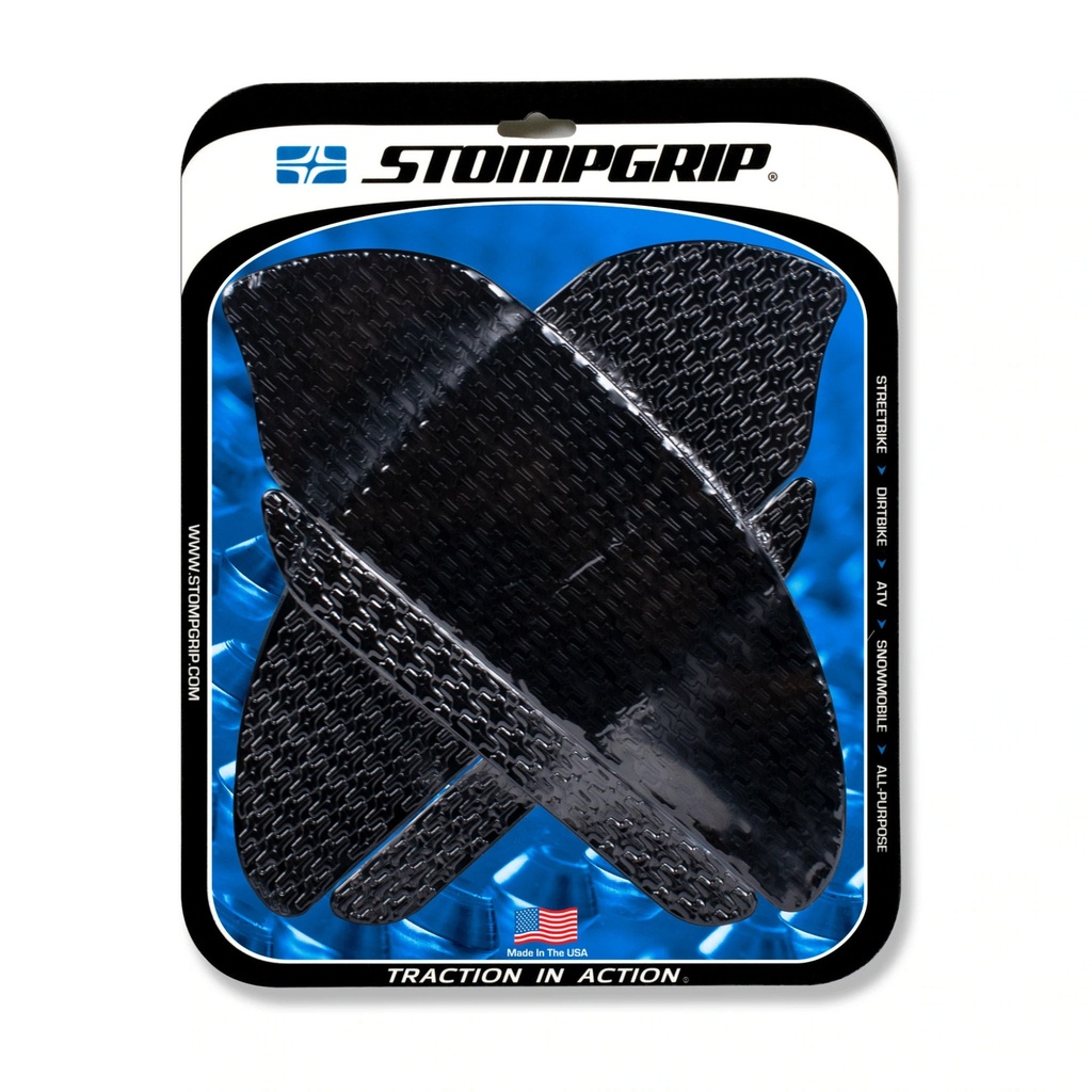 StompGrip Icon Streetbike Black Traction Kit