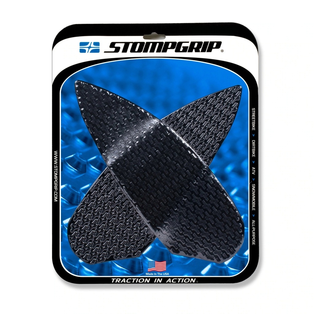 StompGrip Icon Streetbike Black Traction Kit