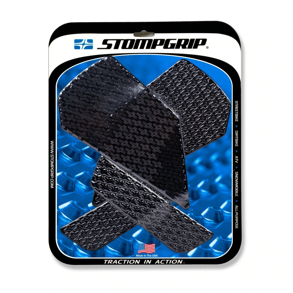StompGrip Icon Streetbike Black Traction Kit