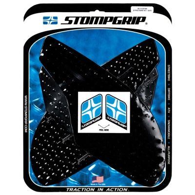 StompGrip Volcano Streetbike Black Traction Kit