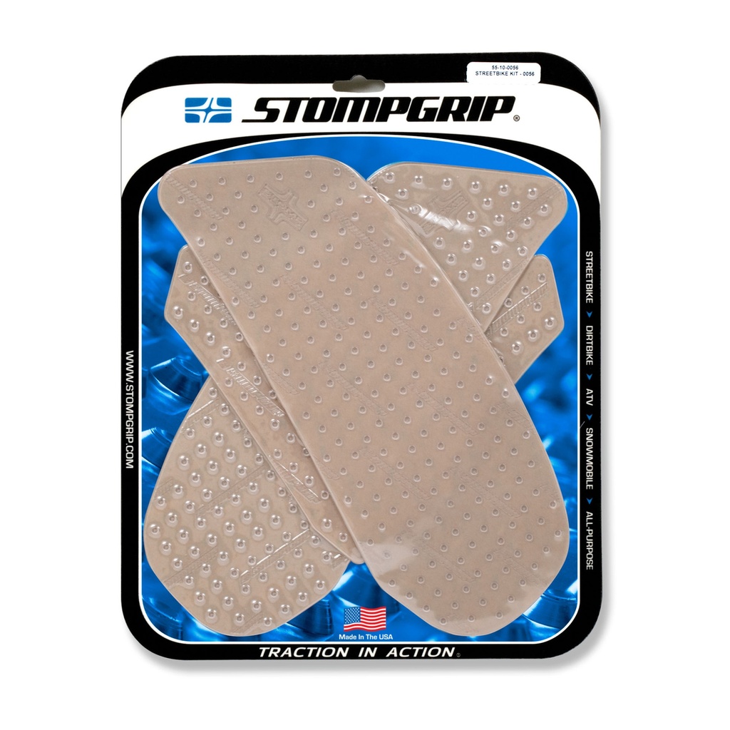 StompGrip Volcano Streetbike Clear Traction Kit
