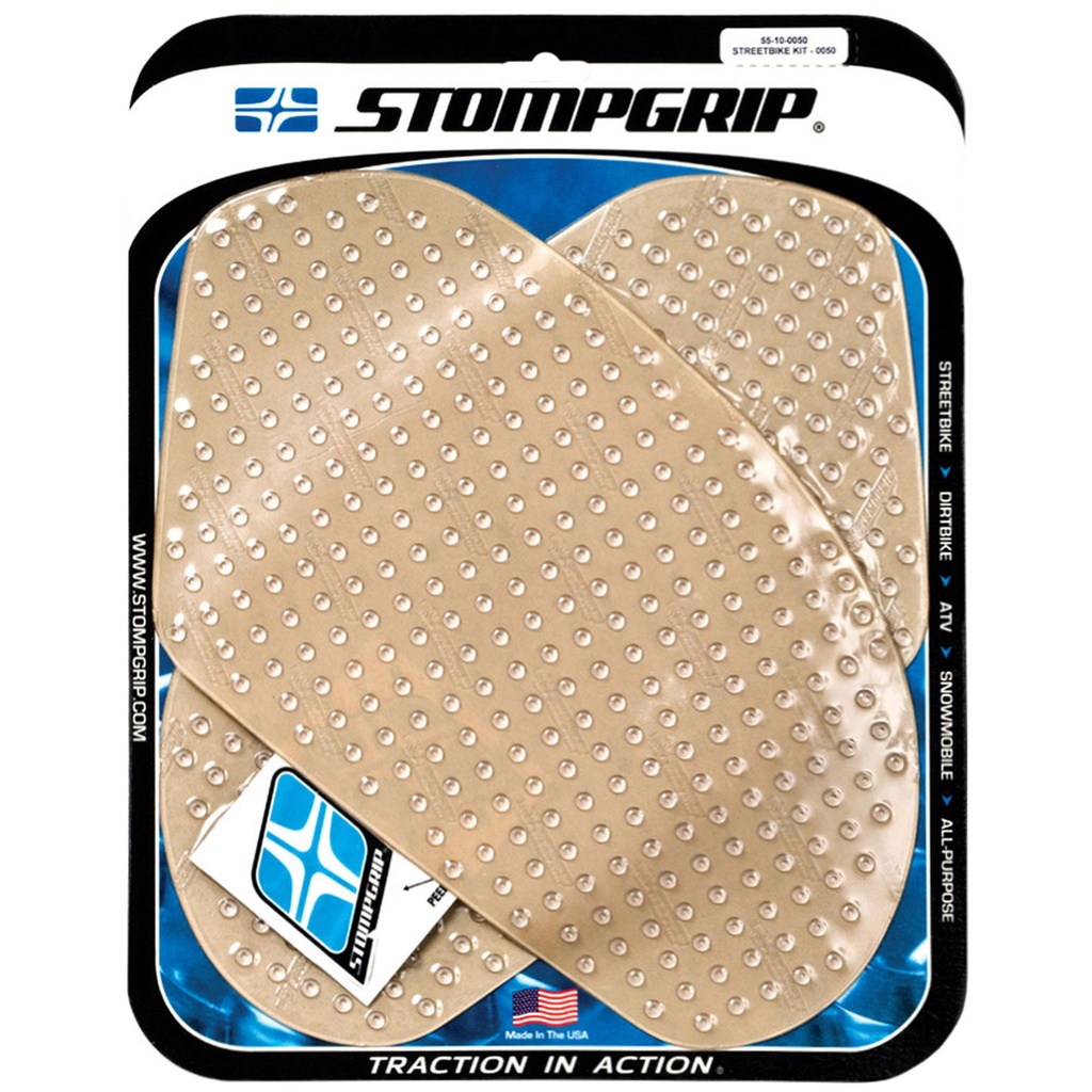 StompGrip Volcano Streetbike Clear Traction Kit