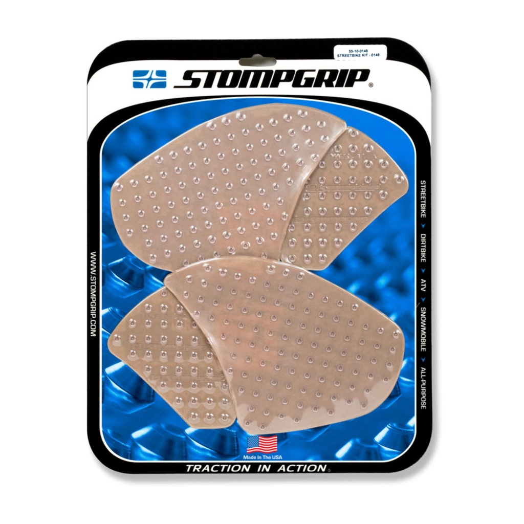 StompGrip Volcano Streetbike Clear Traction Kit