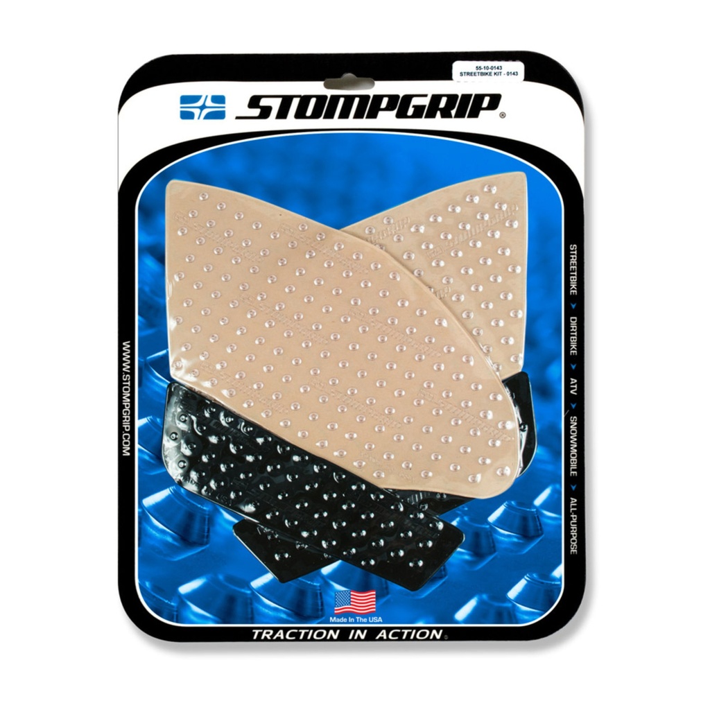 StompGrip Volcano Streetbike Clear Traction Kit