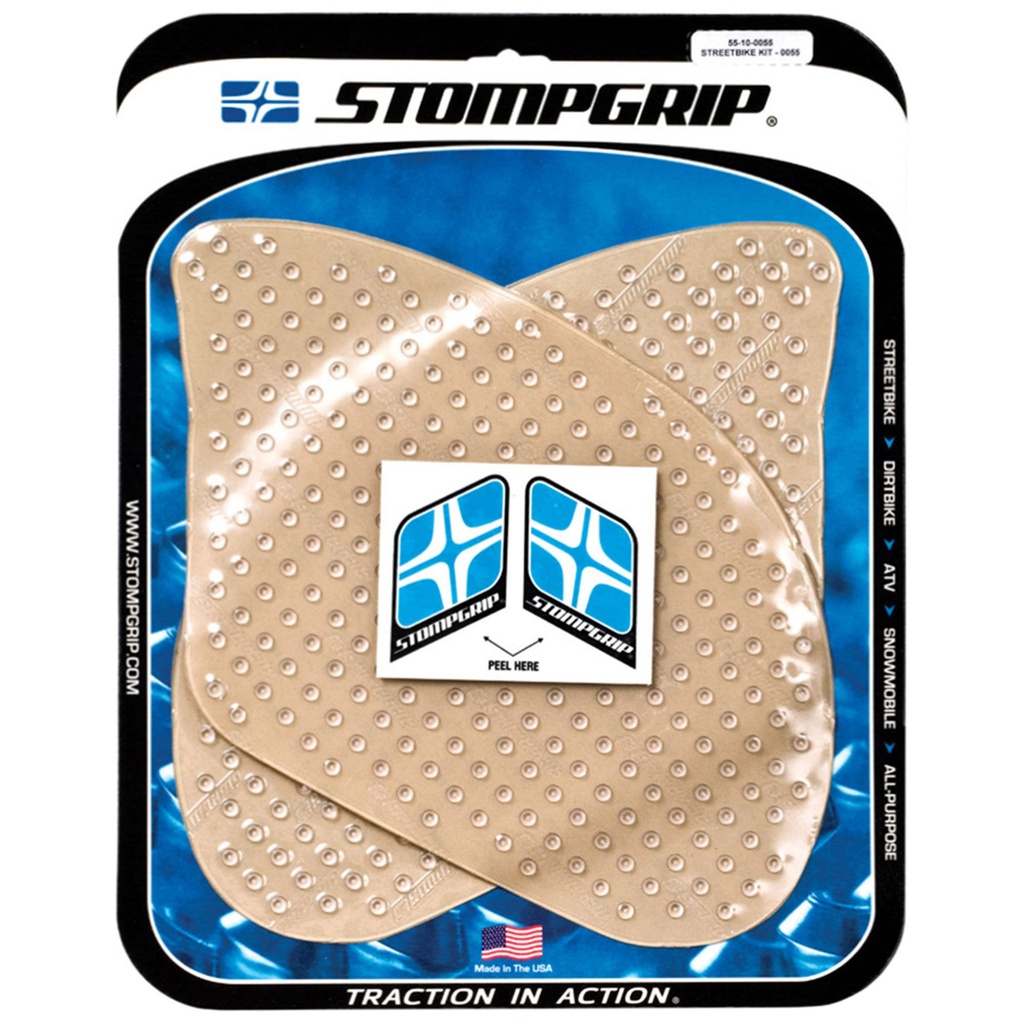 StompGrip Volcano Streetbike Clear Traction Kit