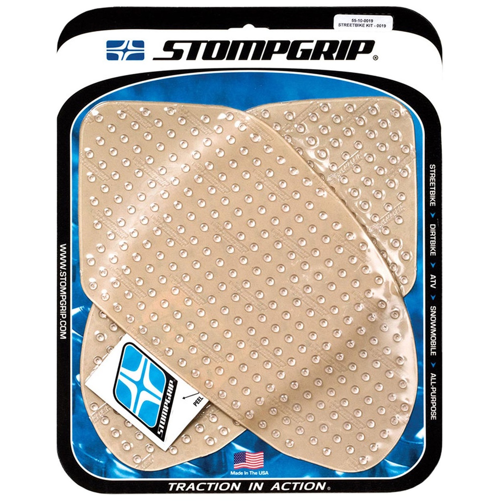 StompGrip Volcano Streetbike Clear Traction Kit