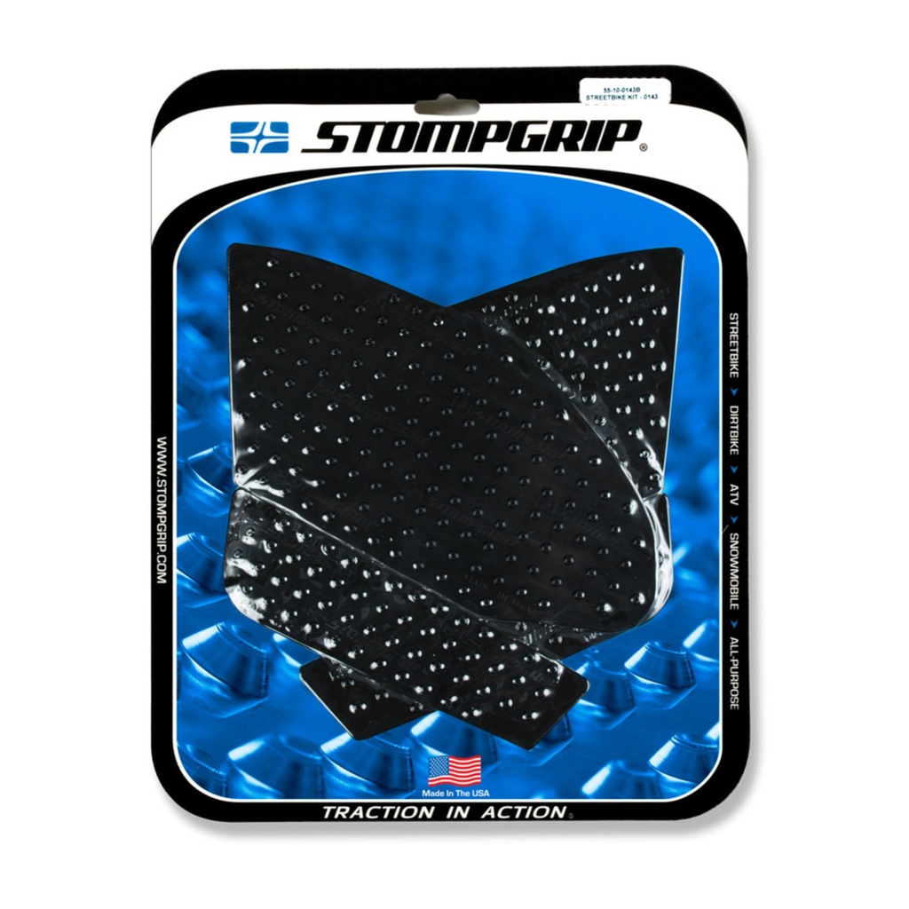 StompGrip Volcano Streetbike Black Traction Kit
