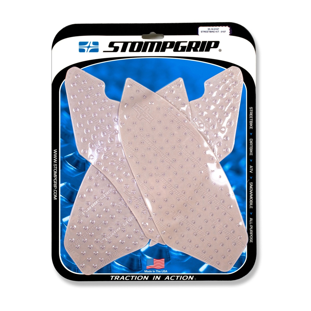 StompGrip Volcano Streetbike Clear Traction Kit