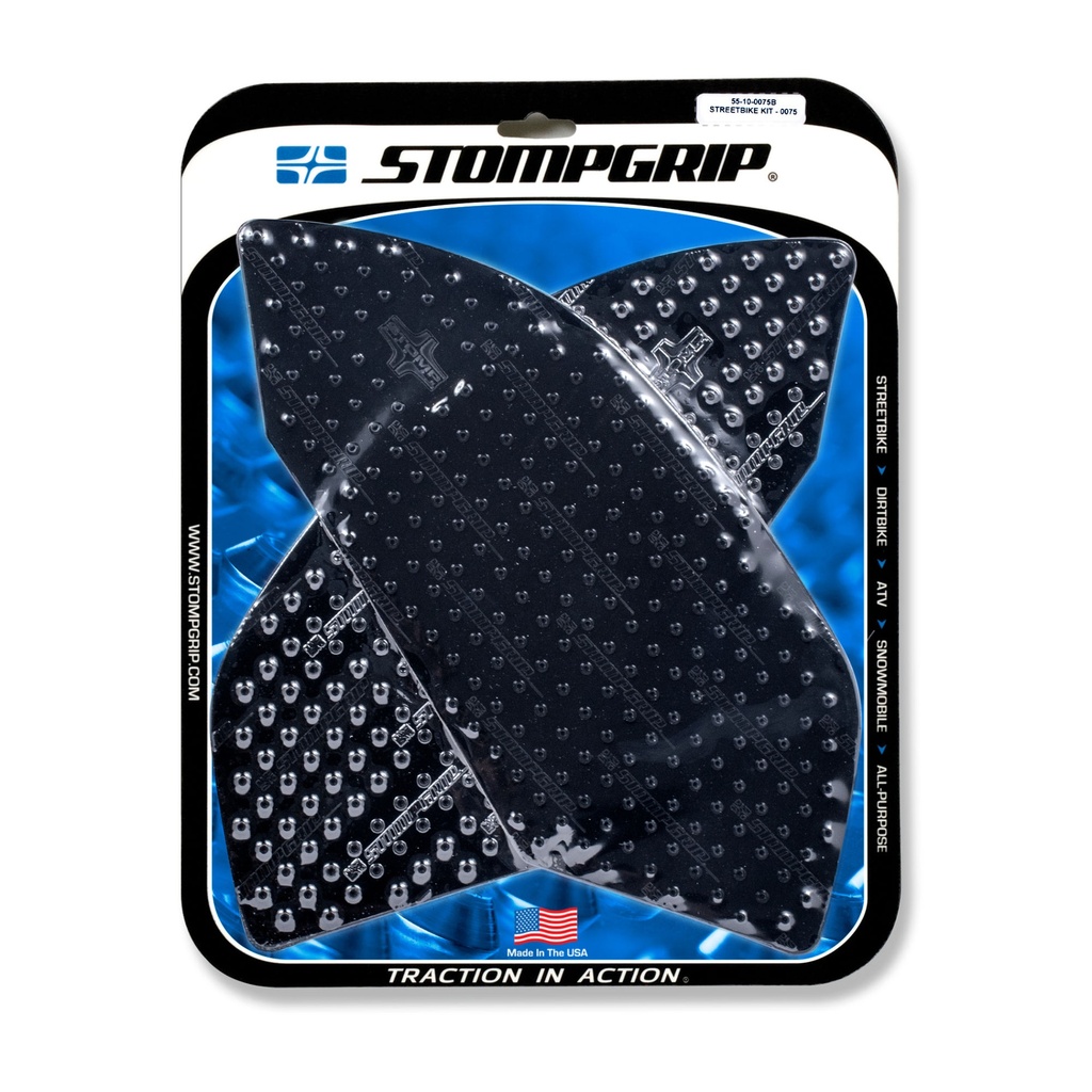 StompGrip Volcano Streetbike Black Traction Kit