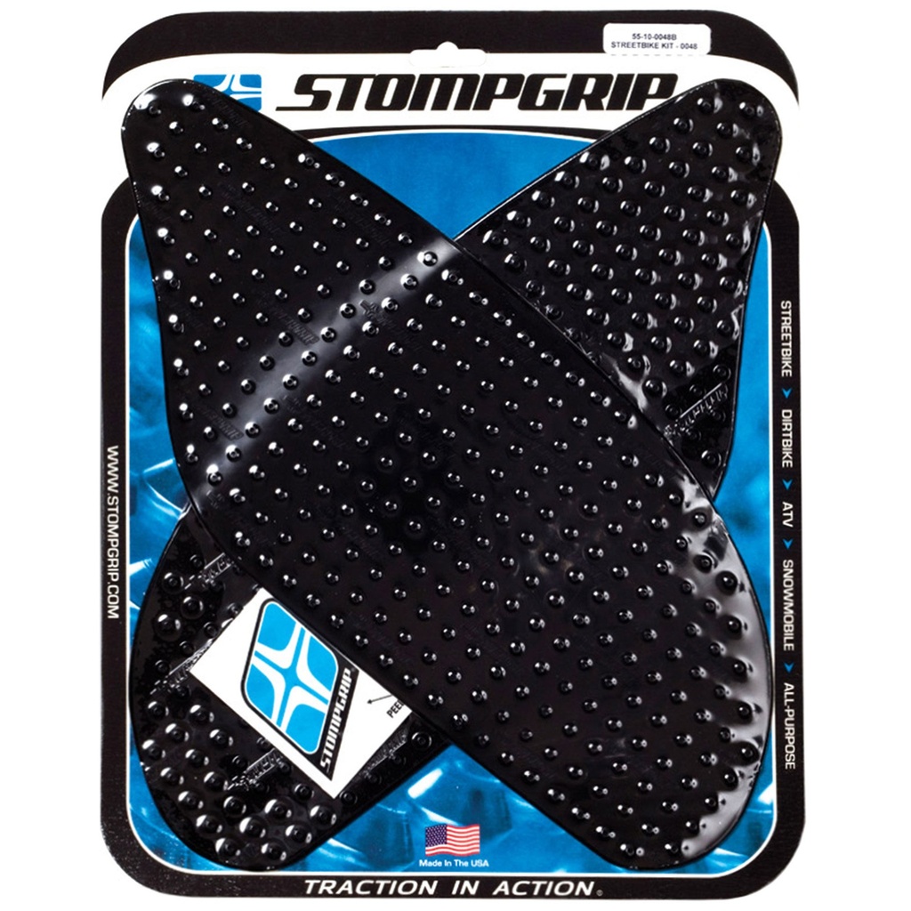 StompGrip Volcano Streetbike Black Traction Kit