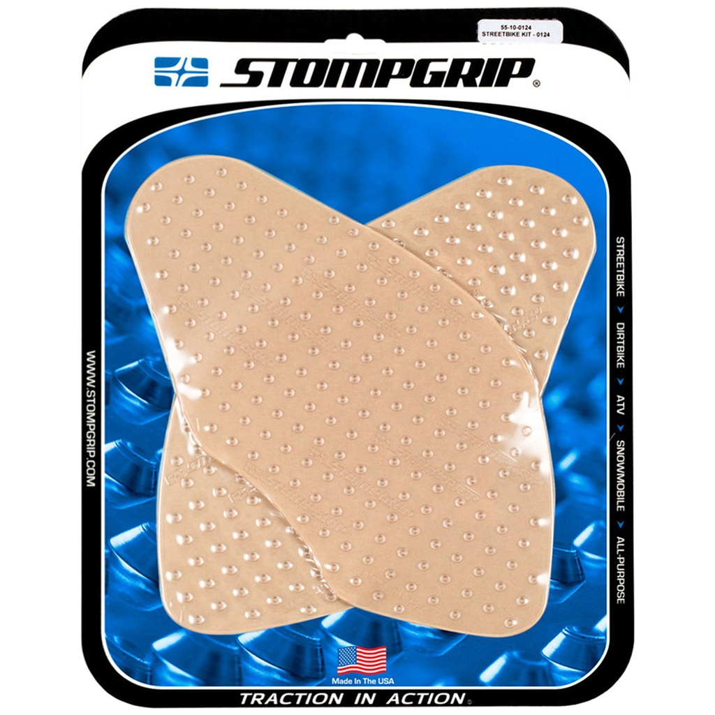 StompGrip Volcano Streetbike Clear Traction Kit