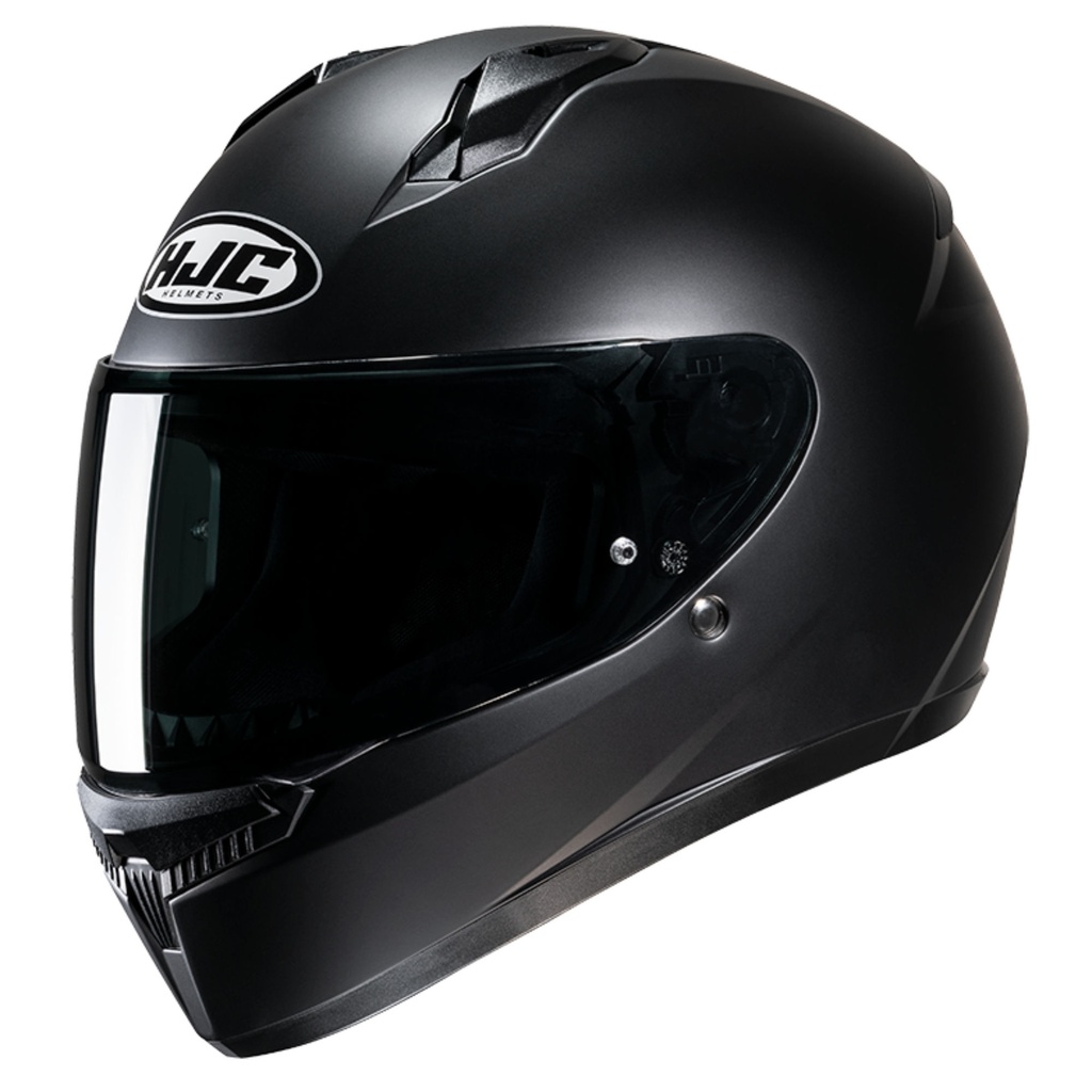 [5000793-3513761] HJC C10 Plain Motorcycle Helmet (M (57-58cm), Black)