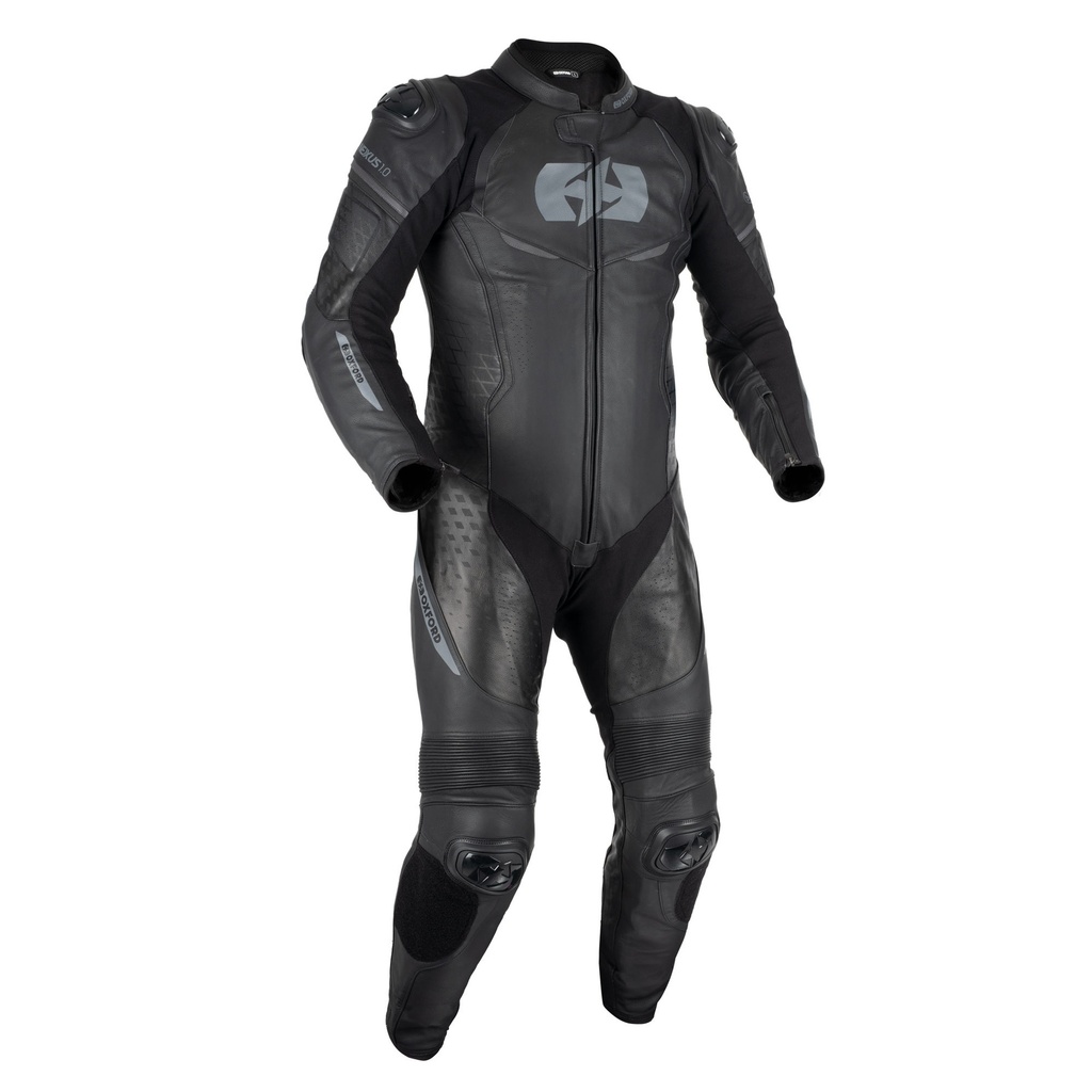 [5001515-3829577] Oxford Nexus 1.0 Leather Motorcycle Suit (S, Black / White)