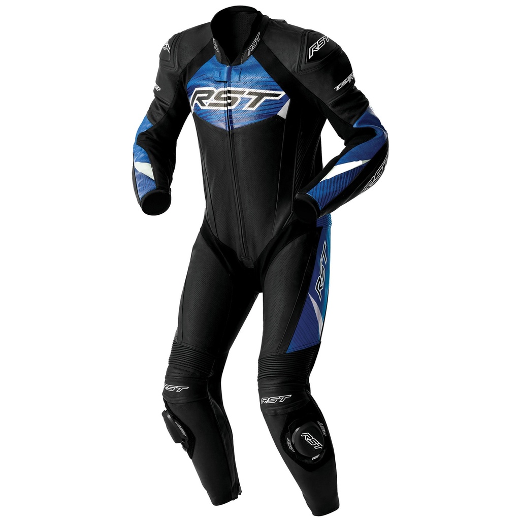 [5002456-3893034] RST Tractech Evo D3O Motorcycle Leather Suit (UK 38, Black / Black)