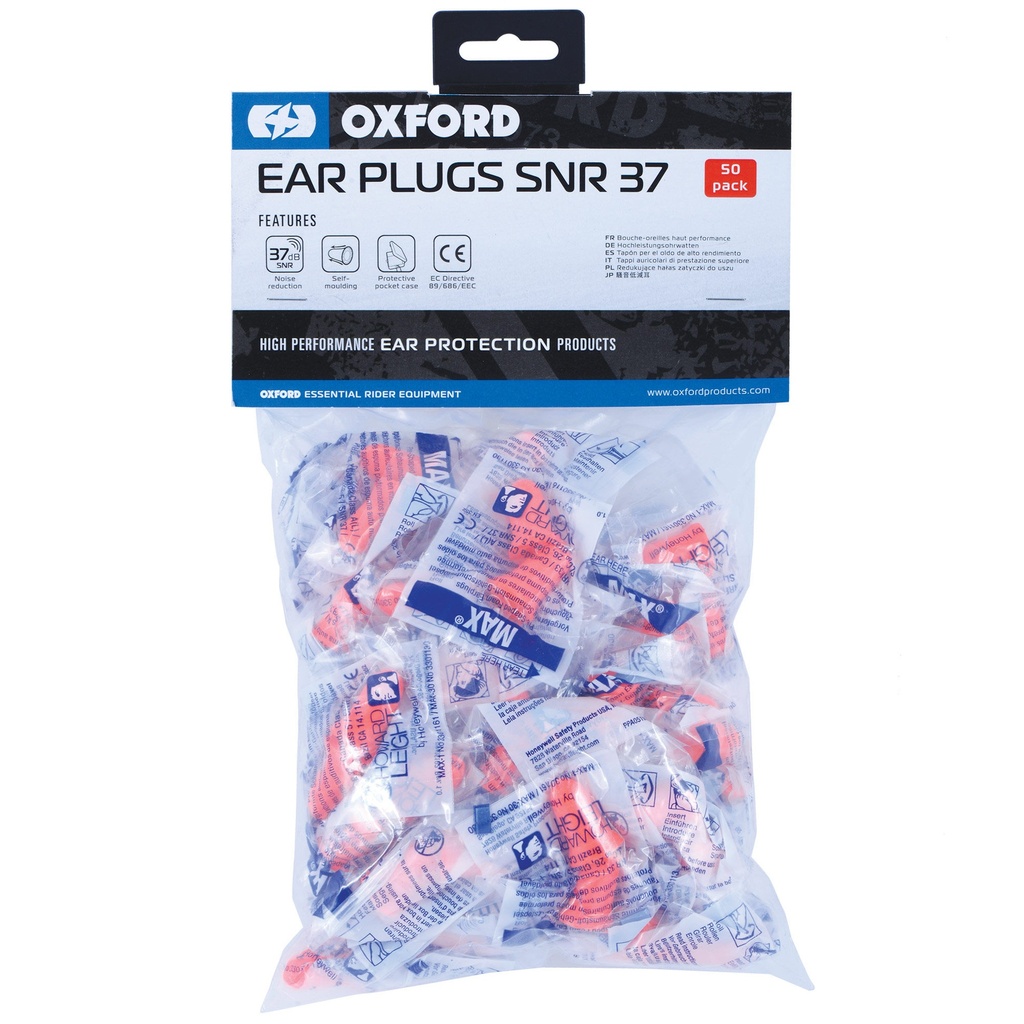[OXFOX626] Oxford Ear Plugs SNR37 - 50 Pairs