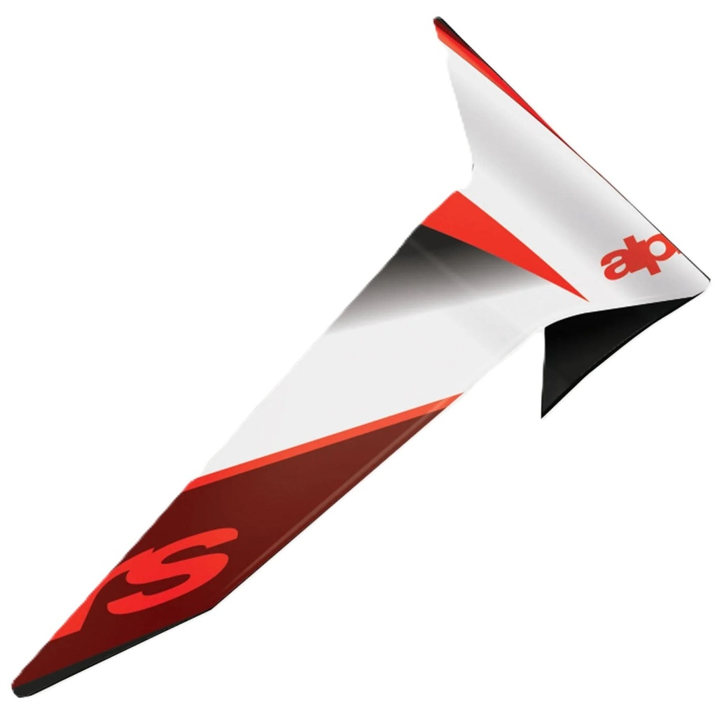 [5001754-3835814] Alpinestars Supertech R10 Spare Team Standard Spoilers (Black Carbon / Bright Red / Gloss White)