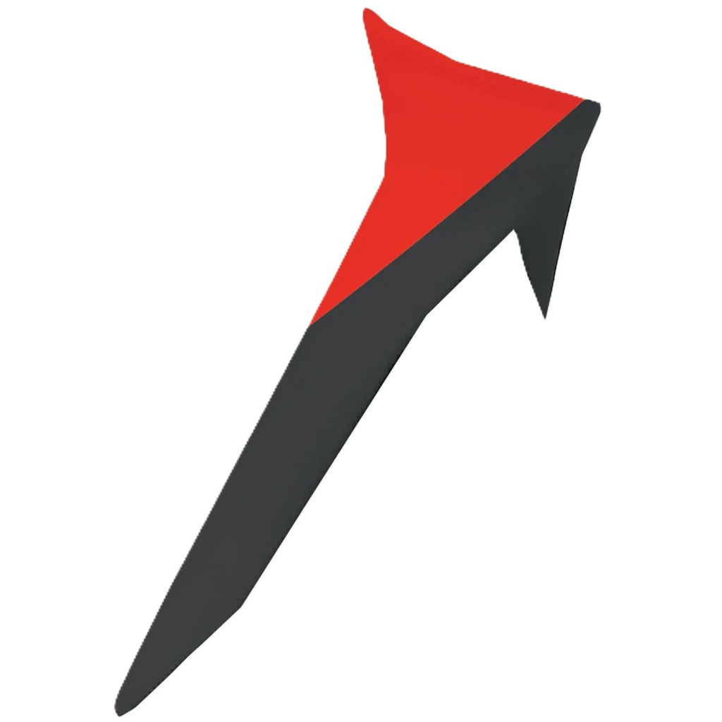 [5001752-3835806] Alpinestars Supertech R10 Spare Standard Element Spoiler (Black Carbon / Bright Red / Gloss White)