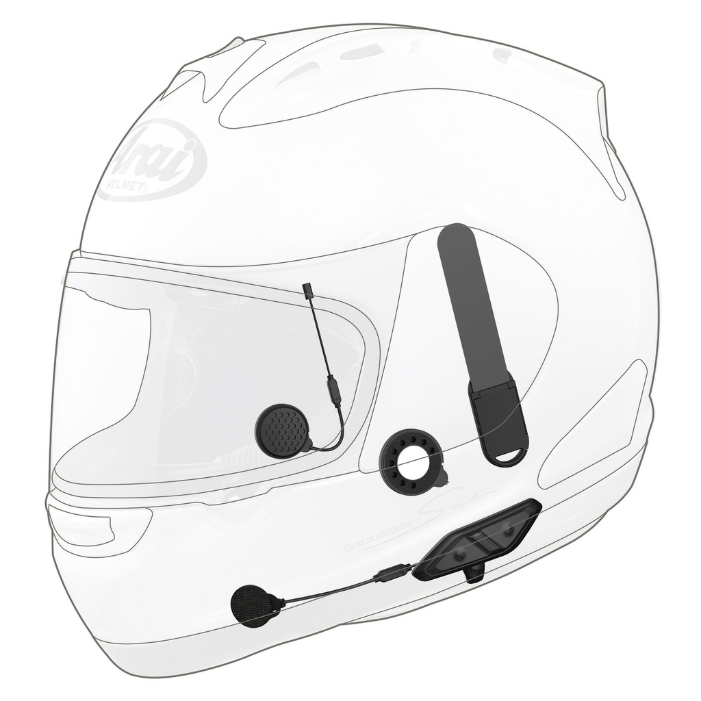 [2011276-2186141] SENA 10U Motorcycle Bluetooth Communication System with Remote Control (Shoei Neotec)