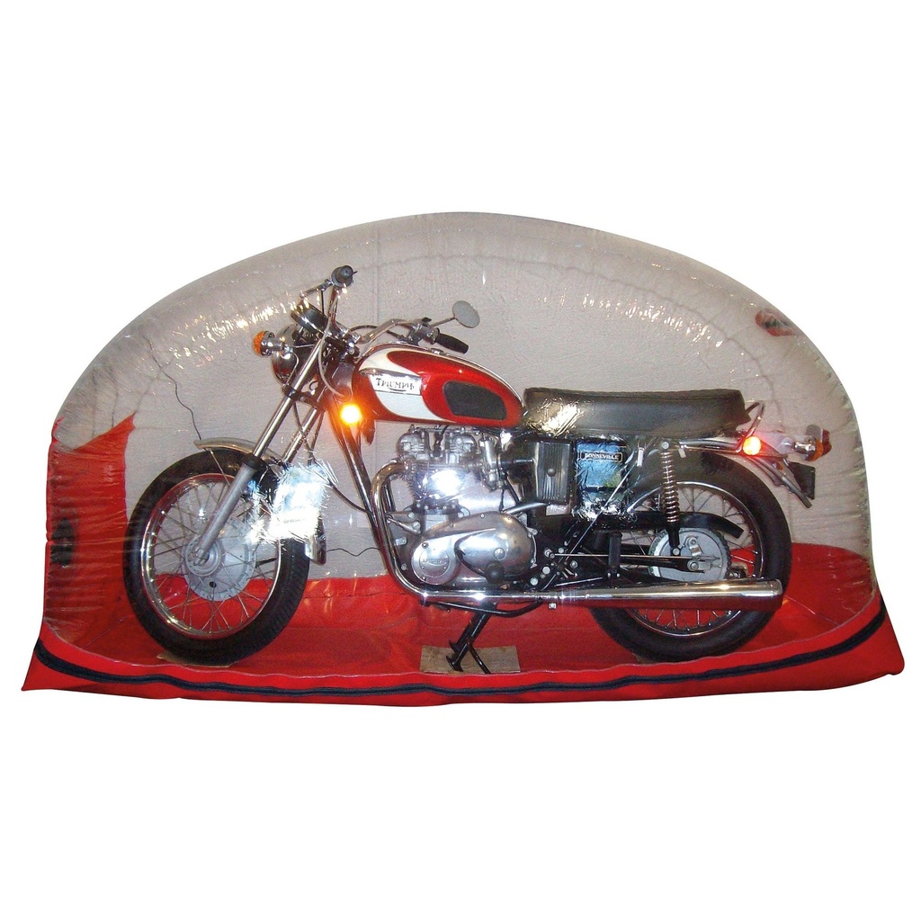 [799726-1833165] Carcoon Bikebubble (Short, Indoor, Clear / Red)