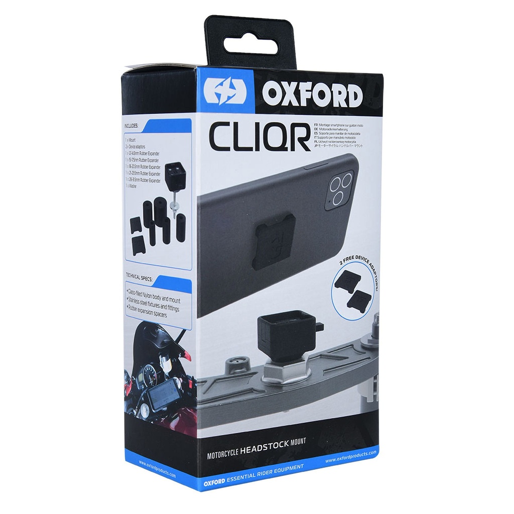 [OXFOX852] Oxford CLIQR Motorcycle Headstock Mount System