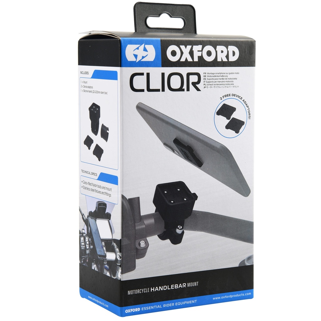[OXFOX850] Oxford CLIQR Motorcycle Handlebar Clamp