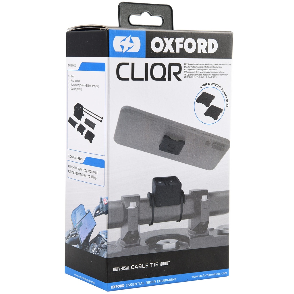 [OXFOX851] Oxford CLIQR Motorcycle Cable Tie Mount