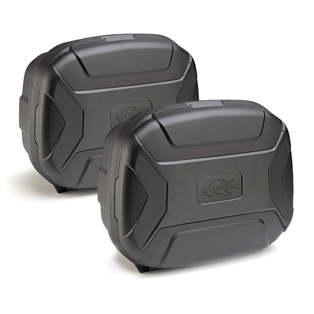 [2015781-2271462] Kappa K'VECTOR MONOKEY Motorcycle Top Case - 35 Litre (Pair) (Black)