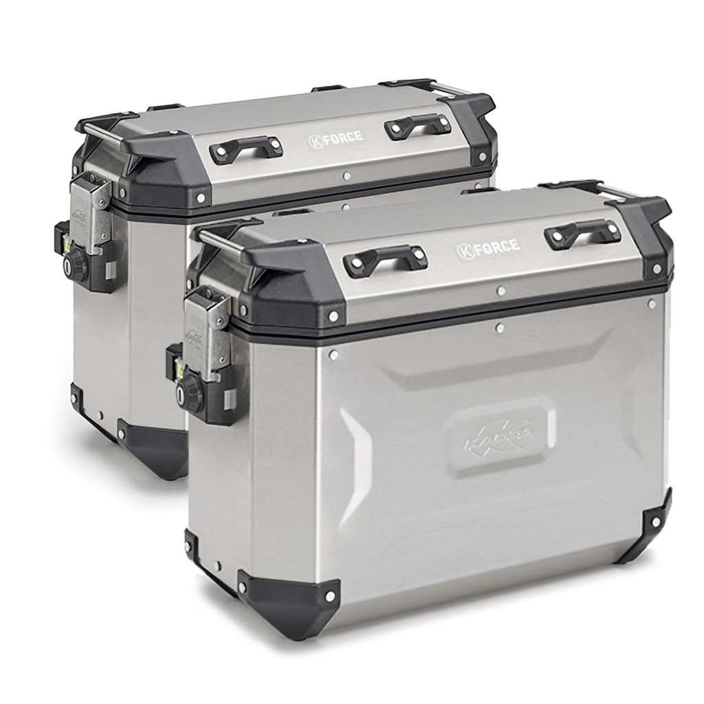 [2015773-2271402] Kappa K'FORCE MONOKEY Motorcycle Side Case - 37 Litre (Pair) (Black)