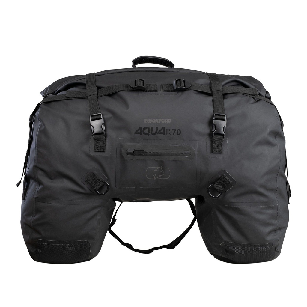 [5001053-3621230] Oxford Aqua D Series Roll Bag (70 Litre, Black)