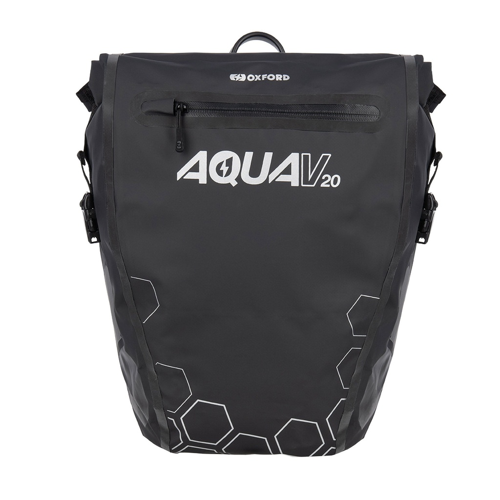 [2015368-2268072] Oxford Aqua V 20 Single Pannier (Black)