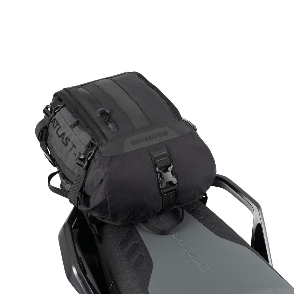 [5001499-3821874] Oxford Atlas T-10 Advanced Motorcycle Tourpack (Black)